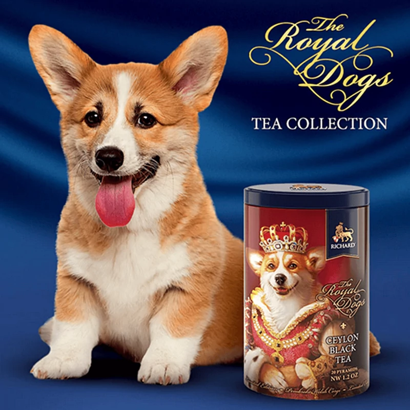 Richard Royal fémdobozos fekete tea - Royal Dogs (34gr)