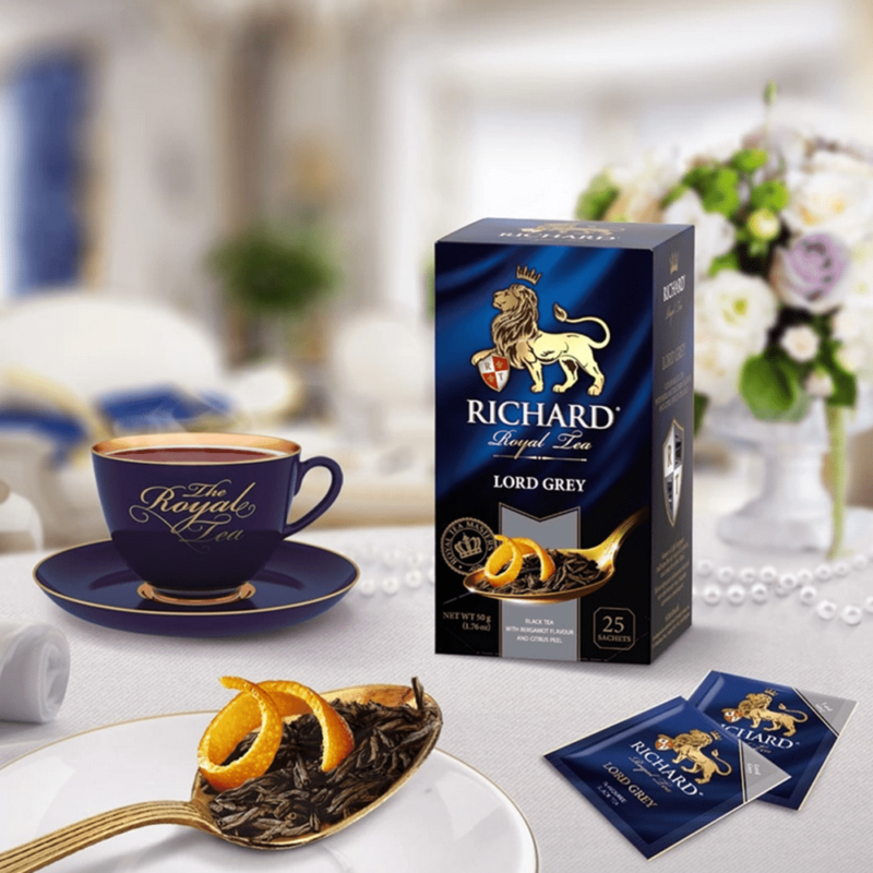 Richar Richard Royal Lord Grey fekete tea bergamott és citrus ízesítéssel (25x2gr) 
