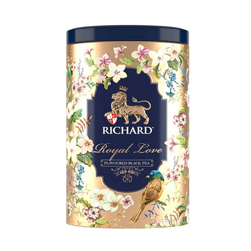 Richard Royal Love- Ízesített, szálas fekete tea (80gr)
