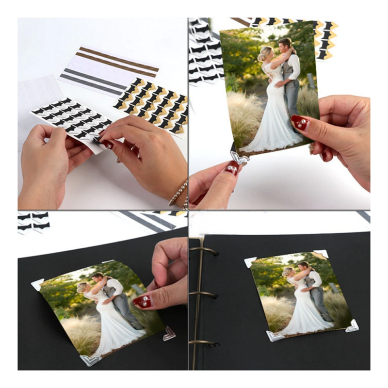 Esküvői scrapbook album tollal (A4)